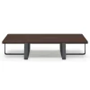 Viadurini Living Moderne Couchtische-Luxus-Couchtisch aus farbigem Metall und Holz - Anacleto