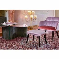 Viadurini Living Moderne Couchtische-Luxus-Couchtisch mit 2 runden Tops in Gres Made in Italy - Stockholm