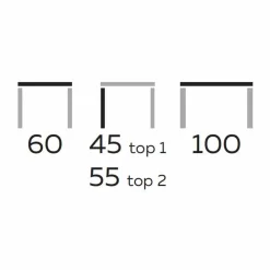 Viadurini Living Moderne Couchtische-Luxus-Couchtisch mit 2 runden Tops in Gres Made in Italy - Stockholm