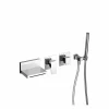 Viadurini Taps Badewannearmaturen-Made in Italy Design Eingebauter Badewannenmischer - Panela