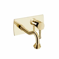 Viadurini Taps Waschbeckenarmaturen-Made in Italy Design Einplatten-Wandmischer - Neno