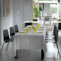 Viadurini Living Moderne Stühle-Made in Italy Esszimmerstuhl aus Metall und Polypropylen, 4-teilig - Carlita