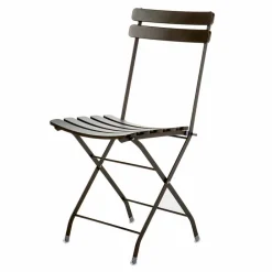 Viadurini in the Garden Gartenstühle Metall-Made in Italy Klappbarer Außenstuhl aus lackiertem Metall, 4 Stück - Lori