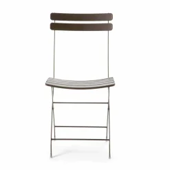 Viadurini in the Garden Gartenstühle Metall-Made in Italy Klappbarer Außenstuhl aus lackiertem Metall, 4 Stück - Lori