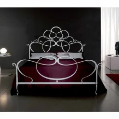 Viadurini Night Design Maßgeschneiderte Möbel|Schmiedeeisen Doppelbetten-Malva Doppelbett aus Schmiedeeisen in Design