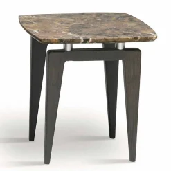Viadurini Living Nachttische-Marmor Nachttisch mit Holzstruktur, hohe Qualität Made in Italy - Raise