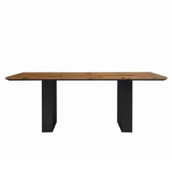 Viadurini Living Esstische-Massivholz-Küchentisch und Eisenbeine Made in Italy - Pegasus