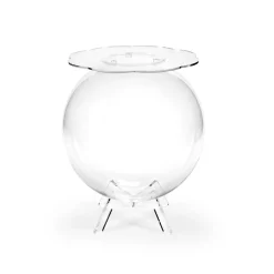 Viadurini Living Moderne Couchtische-Mehrzweck-Containertisch aus transparentem Plexiglas, hergestellt in Italien – Scar