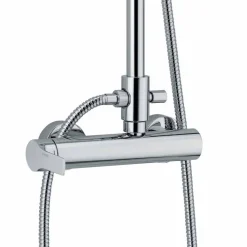 Viadurini Taps Duschsäulen-Messing-Duschsäule mit Duschkopf und ABS-Dusche Made in Italy - Padula