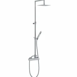 Viadurini Taps Duschsäulen-Messing-Duschsäule mit Duschkopf und ABS-Dusche Made in Italy - Padula