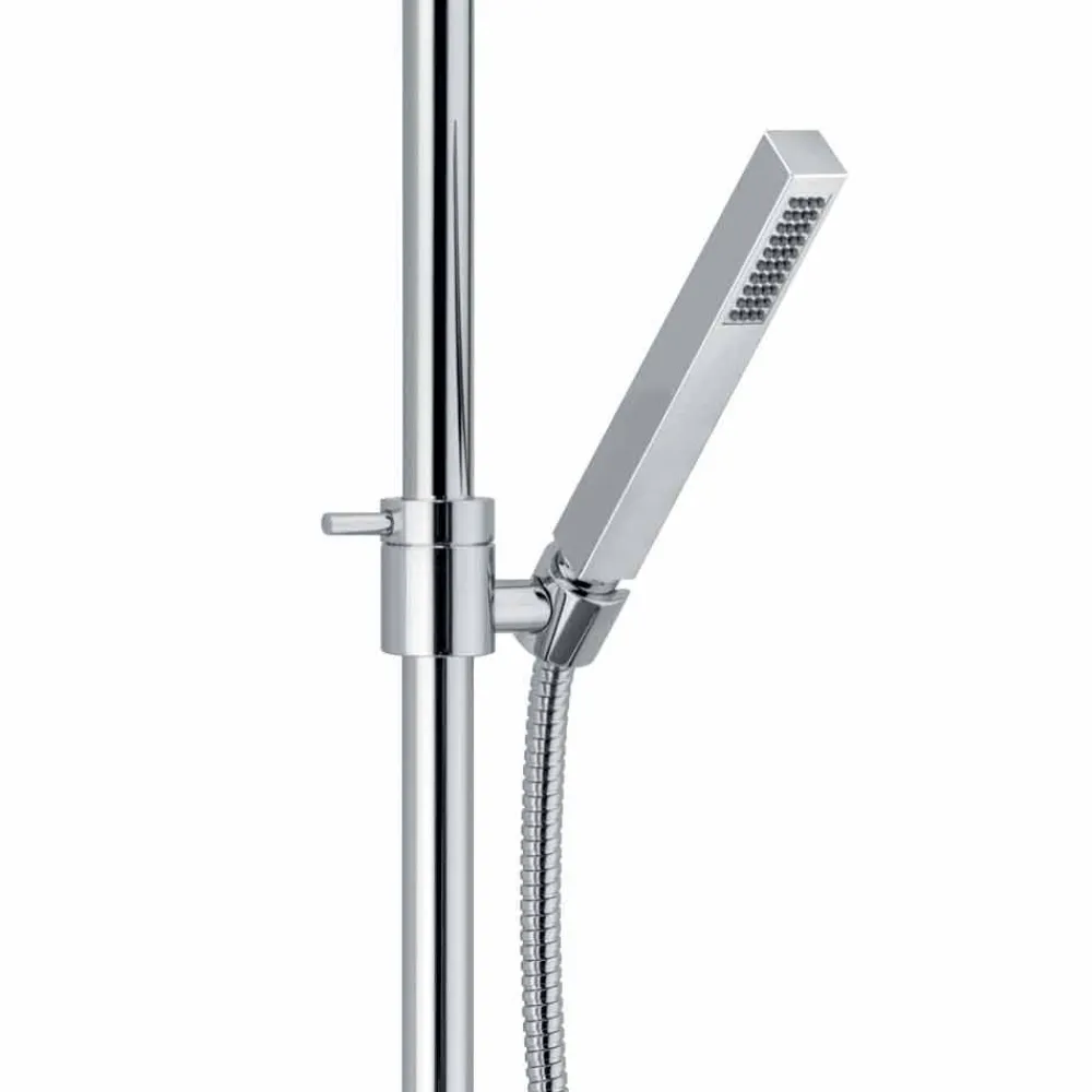 Viadurini Taps Duschsäulen-Messing-Duschsäule mit Thermostatmischer Made in Italy - Gallo