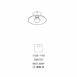 Viadurini Lighting Moderne Deckenleuchten-Metall Design Deckenleuchte mit Gold Finish Detail Made in Italy - Valta