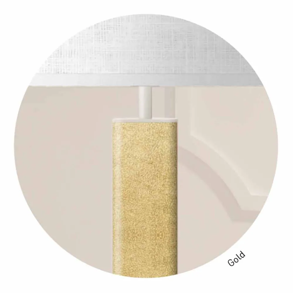 Viadurini Lighting Moderne Tischlampen-Metall Tischlampe mit Stoff Lampenschirm Made in Italy - Jump