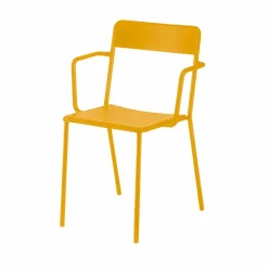 Viadurini in the Garden Gartenstühle Metall-Metallstuhl Stapelbarer im Freien Hergestellt in Italien, 4 Stück - Xylia