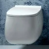 Viadurini Bathroom Wc-Mhite-Keramik mit Wandmontage, n Gaiola, Made in Italy