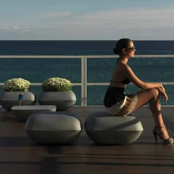 Vondom Gartenideen-Moden Design Outdoor-Hocker Pillow von , aus Polyethylen. 67 x 67 cm