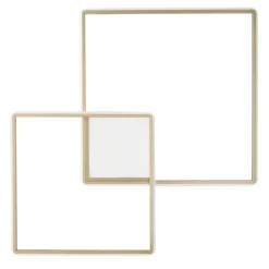 Viadurini Lighting Moderne Wandleuchten-Modern - Formale Wandleuchte aus gold lackiertem Metall mit LED