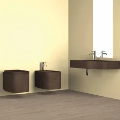 Viadurini Bathroom Keramikwaschbecken-Moderne Arbeitsplatte Spüle in Keramik hergestellt in Italien, Amleto