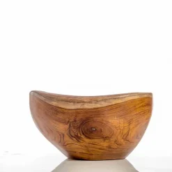 Viadurini Bathroom Holzwaschbecken-Moderne Aufsatzspüle aus natürlichem Teakholz Vigevano