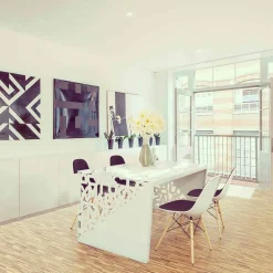 Mabele Design Schreibtische-Moderne Design Schreibtisch Kattedra 120x65x75 , Made in Italy