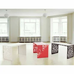 Mabele Design Schreibtische-Moderne Design Schreibtisch Kattedra 120x65x75 , Made in Italy