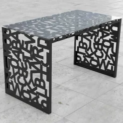 Mabele Design Schreibtische-Moderne Design Schreibtisch Kattedra 120x65x75 , Made in Italy