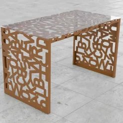 Mabele Design Schreibtische-Moderne Design Schreibtisch Kattedra 120x65x75 , Made in Italy