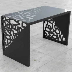 Mabele Design Schreibtische-Moderne Design Schreibtisch Kattedra 120x65x75 , Made in Italy