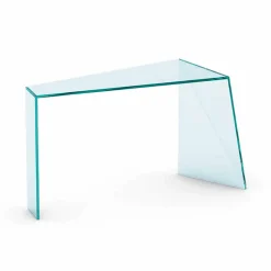 Viadurini Living Konsolentisch Flur-Moderne Eingangskollektion aus extraklarem Glas Made in Italy - Rosalia