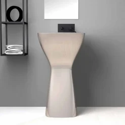 Viadurini Bathroom Keramikwaschbecken-Moderne freistehende Spüle in Keramik made in Italy, Firmino