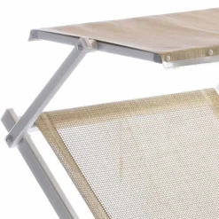 Viadurini in the Garden Sonnenliegen-Moderne Garten Chaiselongue mit Sonnenschirm und liegender Rückenlehne - Arnold