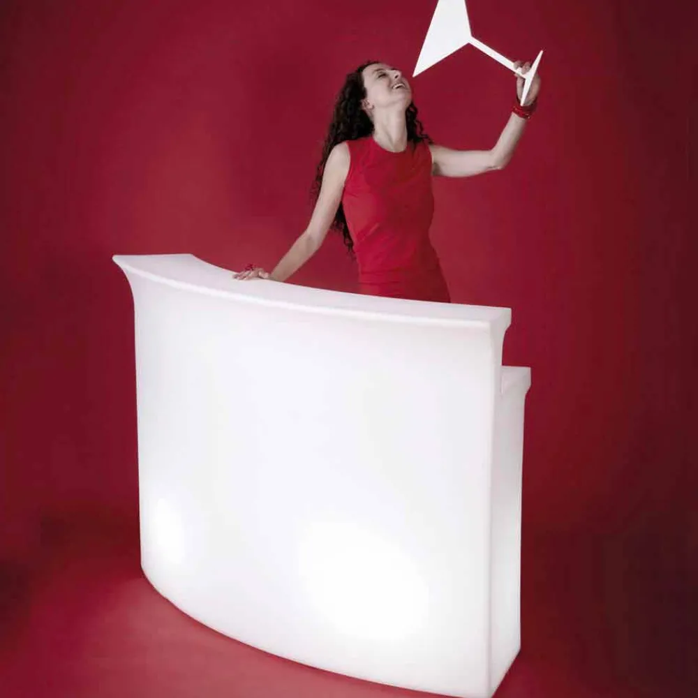 SLIDE Gartenideen|Bartheke Für Zuhause-Moderne helle Bartheke im Freien Break Bar hergestellt in Italien