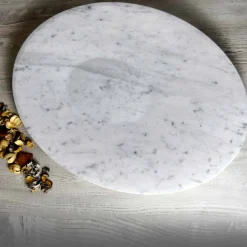 Viadurini Kitchen Küchenzubehör-Moderne Herzplatte Platte aus weißem Carrara-Marmor Made in Italy - Miccio