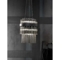 Viadurini Lighting Moderne Pendelleuchten-Moderne Hängelampe aus mundgeblasenem Luxusglas Made in Italy - Maesta