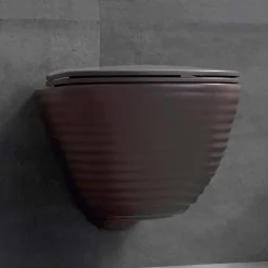 Viadurini Bathroom Wc-Moderne Hängetoilettenvase aus weißer oder farbiger Keramik Trabia