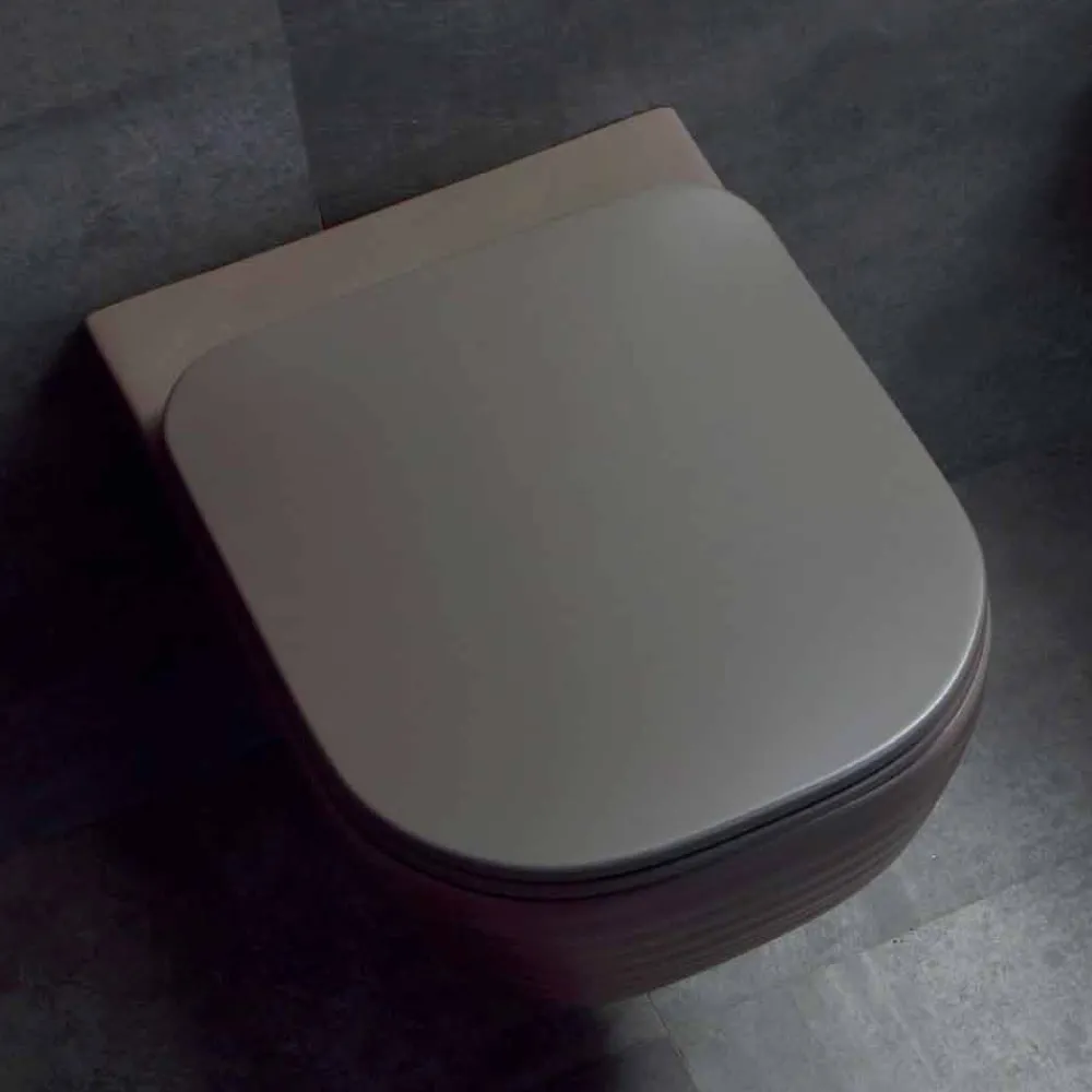 Viadurini Bathroom Wc-Moderne Hängetoilettenvase aus weißer oder farbiger Keramik Trabia