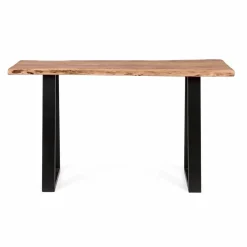 Viadurini Living Konsolentisch Flur-Moderne Konsole im Akazienholz- und Stahldesign Homemotion - Teresanna