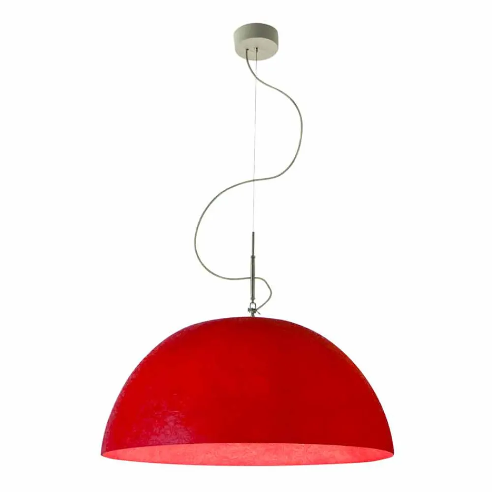 In-es.artdesign Moderne Pendelleuchten-Moderne Lampe Mezza Luna Suspensionsnebulit