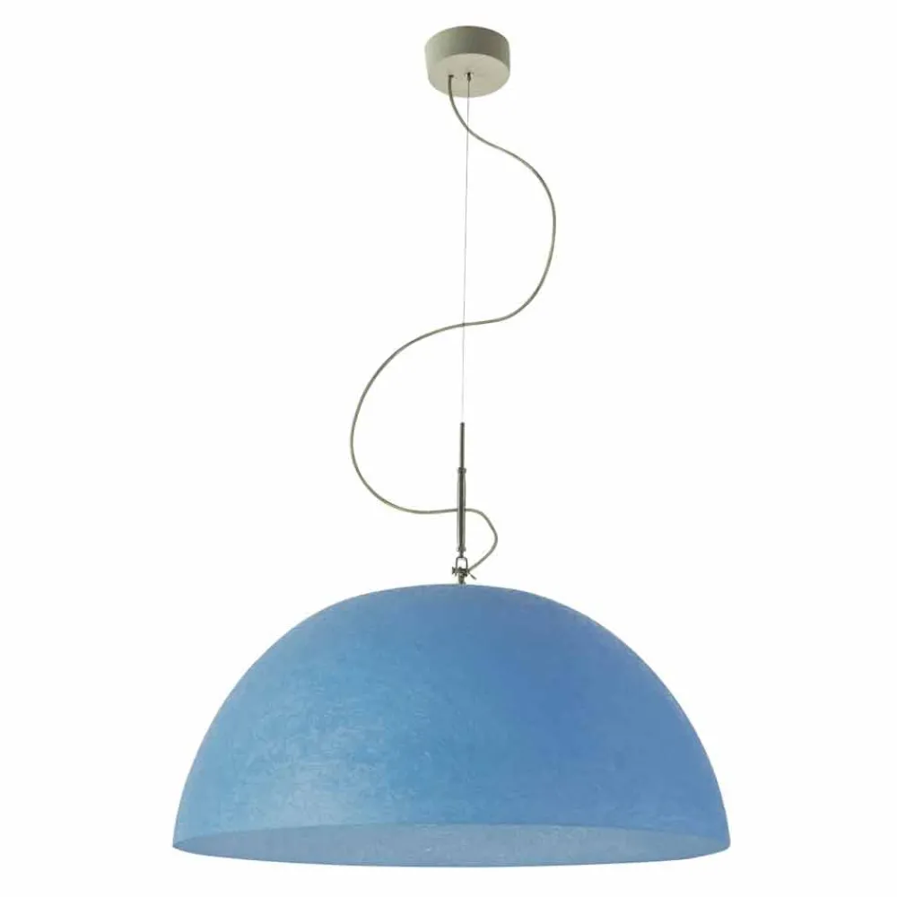 In-es.artdesign Moderne Pendelleuchten-Moderne Lampe Mezza Luna Suspensionsnebulit
