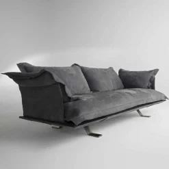 Viadurini Italian Sofas Moderne Sofas-Moderne Ledercouch Shita 170, 220 oder 250 cm