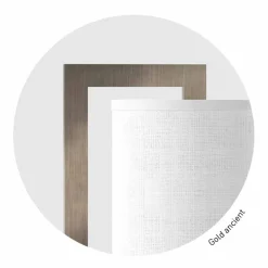 Viadurini Lighting Moderne Wandleuchten-Moderne Metallwandlampe mit Leinenlampenschirm Made in Italy - Bali