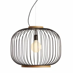 Viadurini Lighting Designer Pendelleuchten-Moderne Pendelleuchte aus Stahl 48x H40x L.cavo100 cm Beren