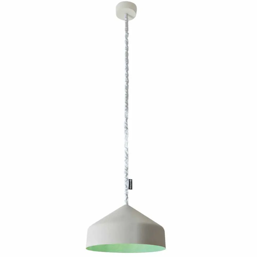 In-es.artdesign Moderne Pendelleuchten-Moderne Pendelleuchte Cyrcus Painted Zement
