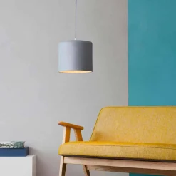 In-es.artdesign Moderne Pendelleuchten-Moderne Pendelleuchte Candle 2 aus farbigem Laprene