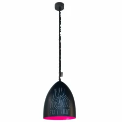 In-es.artdesign Moderne Pendelleuchten-Moderne Pendelleuchte Flower S Resin Blackboard