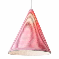 In-es.artdesign Moderne Pendelleuchten-Moderne Pendelleuchte Jazz Stripe aus farbiger Wolle