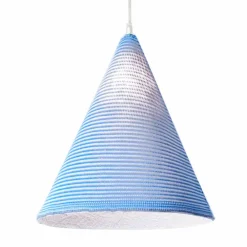 In-es.artdesign Moderne Pendelleuchten-Moderne Pendelleuchte Jazz Stripe aus farbiger Wolle