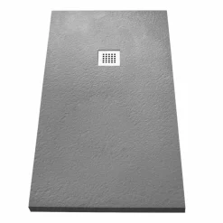 Viadurini Bathroom Rechteckige Duschwannen-Moderne rechteckige Duschwanne 160x80 aus Stein-Effekt-Harz - Domio