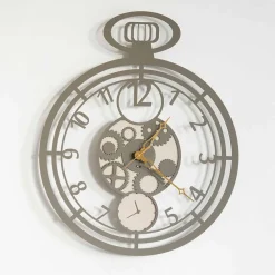 Viadurini Time Design Wanduhren-Moderne runde Wanduhr aus farbigem Eisen Made in Italy - Ciliegino