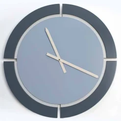 Viadurini Time Design Wanduhren-Moderne runde Wanduhr in Weißblau Avio - Savio